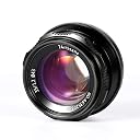 7artisans 35mm F1.2 Large Aperture Prime APS-C Manual Focus Lens for Sony E Mount Mirrorless Cameras A6500 A6300 A6100 A6000 A5100 A5000 A9 NEX 3 5 (Black) gallery image