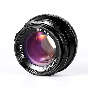 7artisans 35mm F1.2 Large Aperture Prime APS-C Manual Focus Lens for Sony E Mount Mirrorless Cameras A6500 A6300 A6100 A6000 A5100 A5000 A9 NEX 3 NEX 3N NEX 5 NEX 5T NEX 5R
