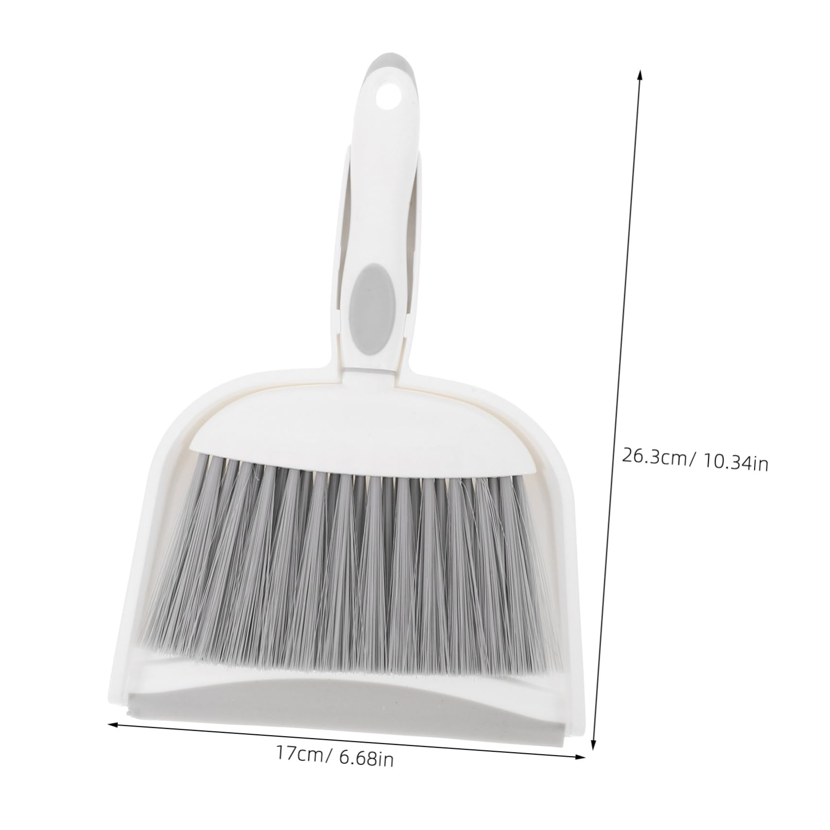 VALICLUD 1Set Dustpan and Brush Small Broom for Efficient Cleaning of Desks and Corners Ergonomic Handle for Comfortable Grip for Home Office Kitchen and More