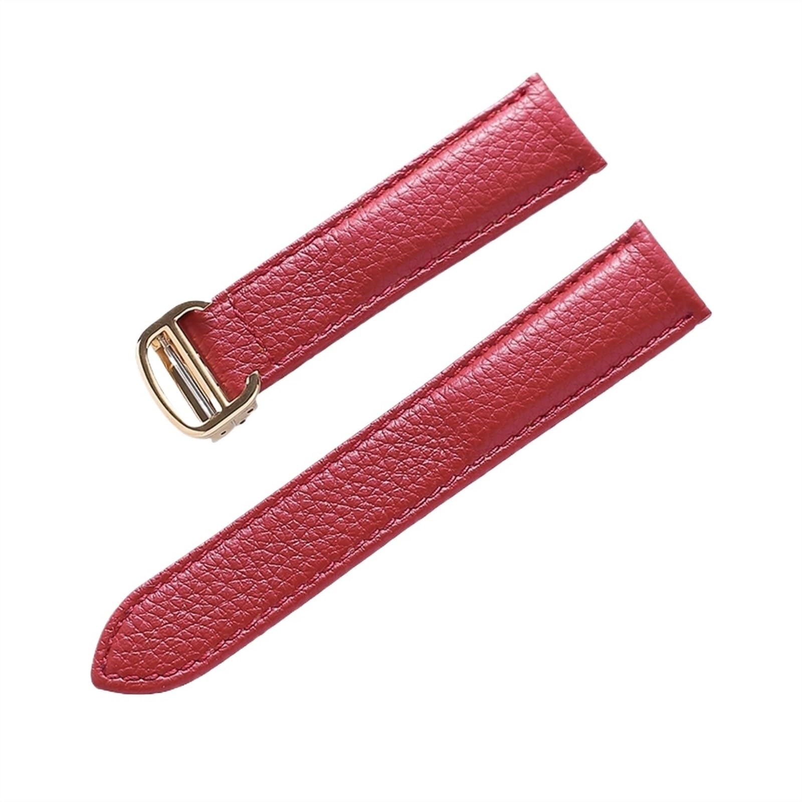 Genérico FYXT Correa de reloj de cuero Litchi suave compatible con accesorios Tank London