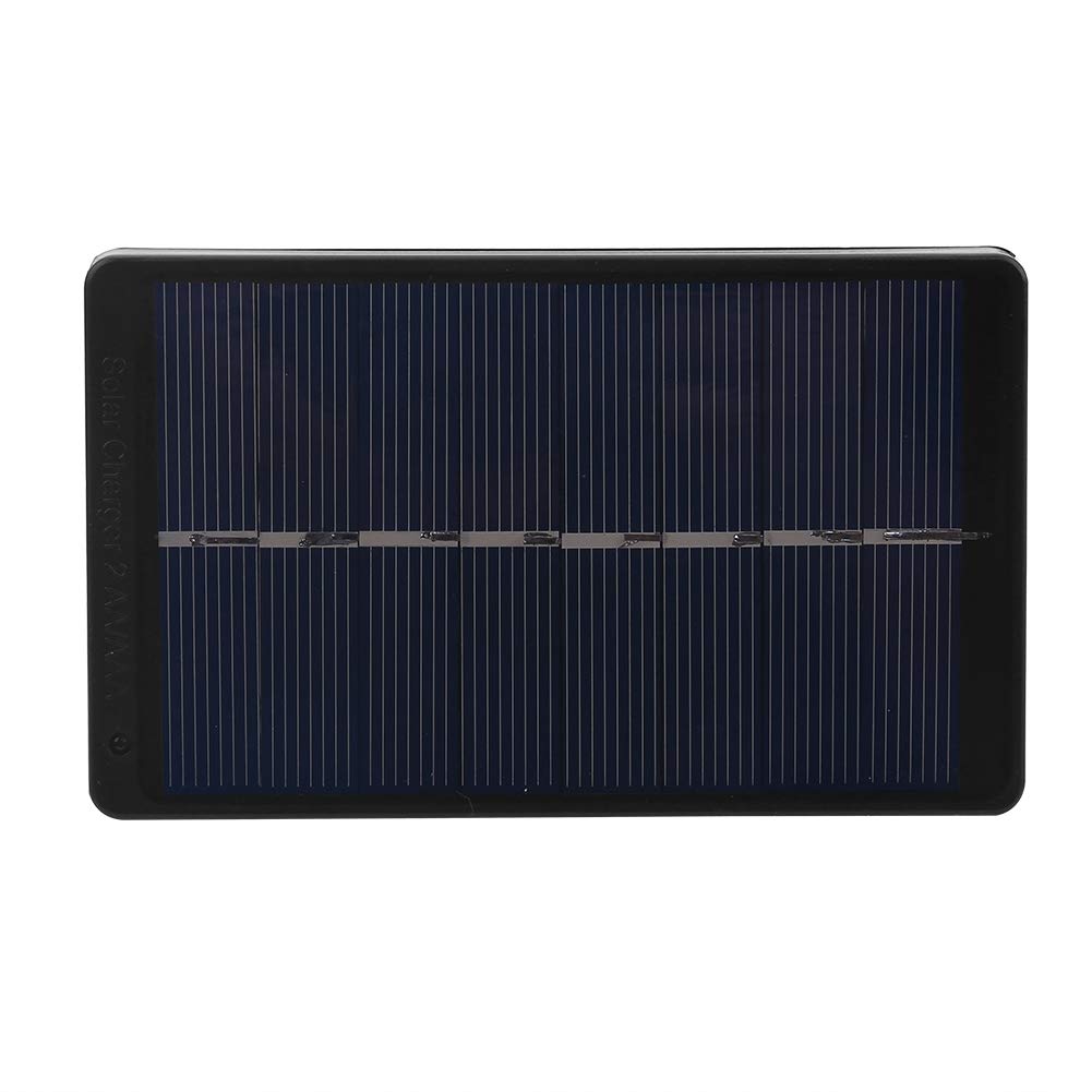 Solaire AA AAA Chargeur de Batterie boîte de Charge 1W 4V Chargeur de Batterie Solaire Portable pour Piles AA et AAA Noir