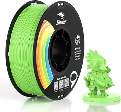 20 – Creality 3D Printer Filament, PLA Plus Filament 1.75mm Apple Green, PLA Pro Toughness Upgraded Dimensional Accuracy +/- 0.03mm, 1KG Spool(2….