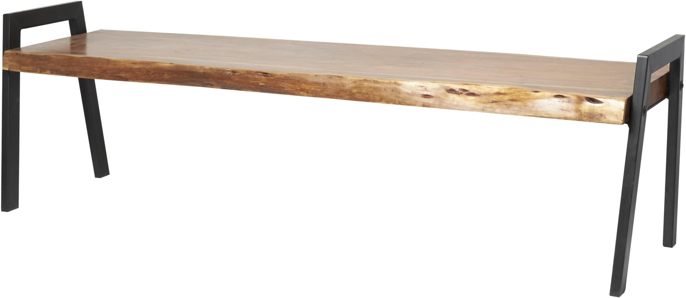 Bench DKD Home Decor Brown Natural 120 x 76 x 68 cm