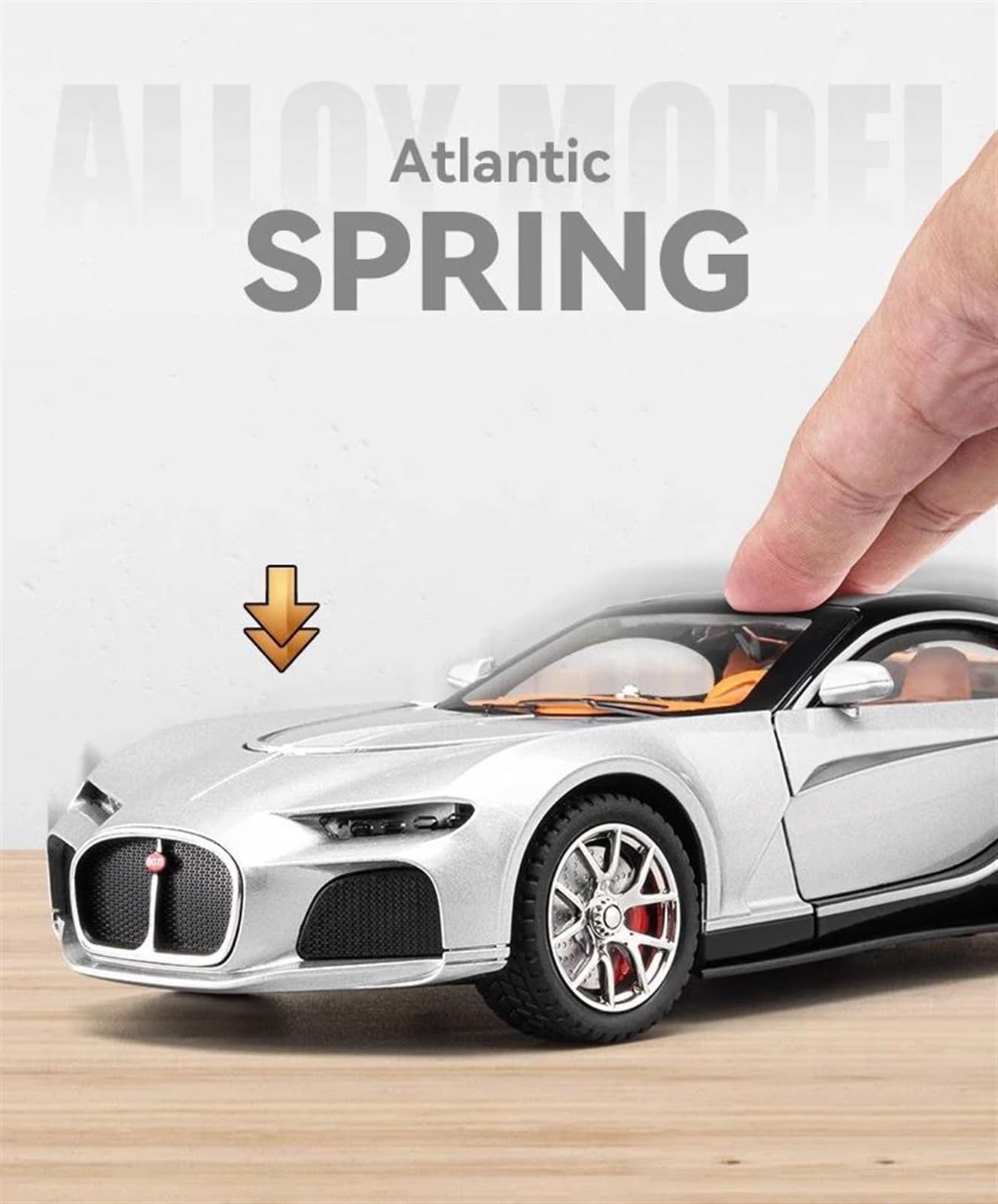 Amazon | ダイキャストカー 1/24 ブガッティアトランティックスーパー