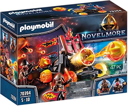 PLAYMOBIL- Bombarda de Lava de los Burnh