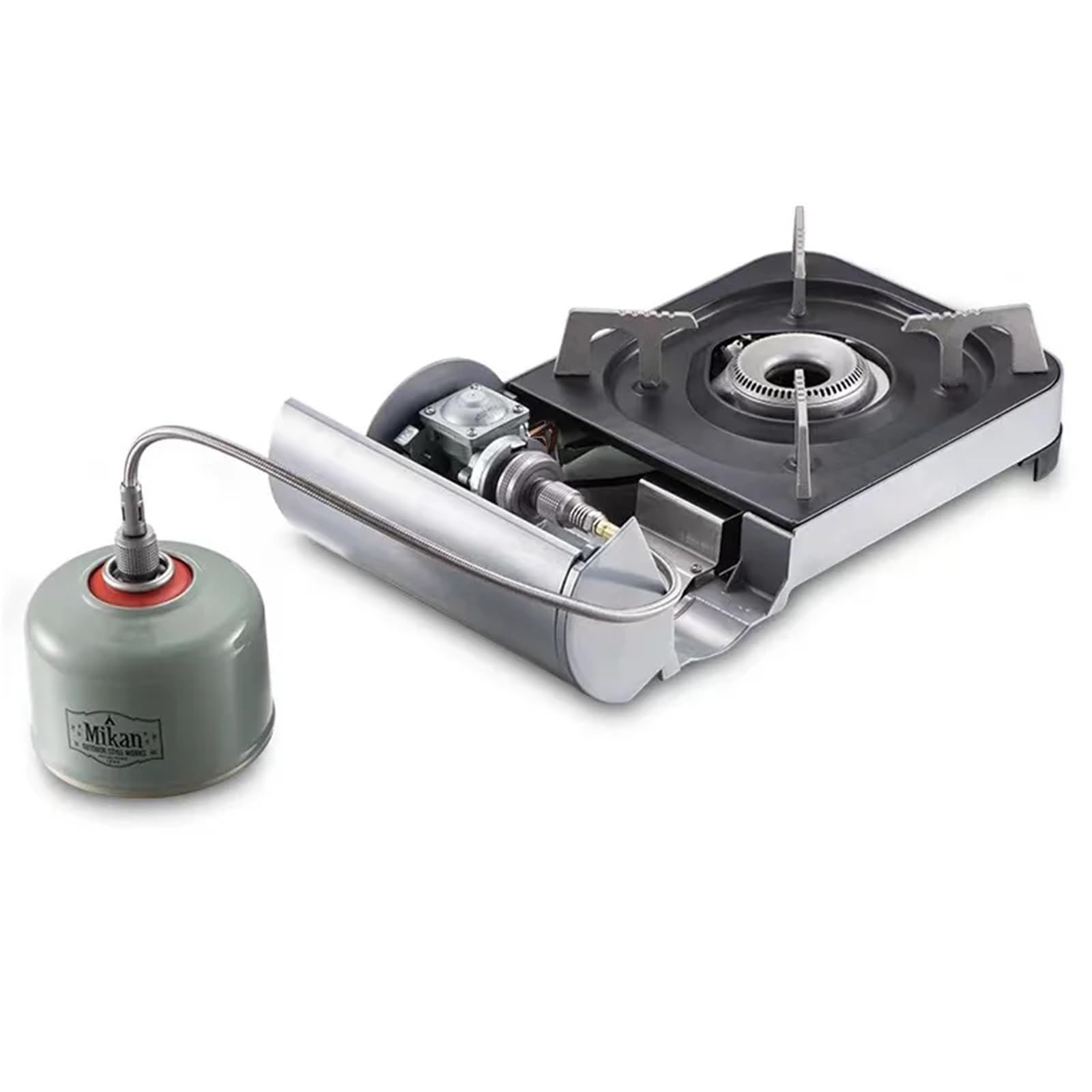 Adaptador de manguera cilíndrica, adaptador de estufa de gas para camping, manguera de extensión de butano
