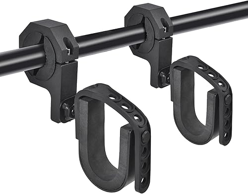 UTV - Estante para armas, barra enrollable UTV para pistolas/arcos, se adapta a barras de rollo de 1.75 a 2 pulgadas compatibles con Polaris RZR