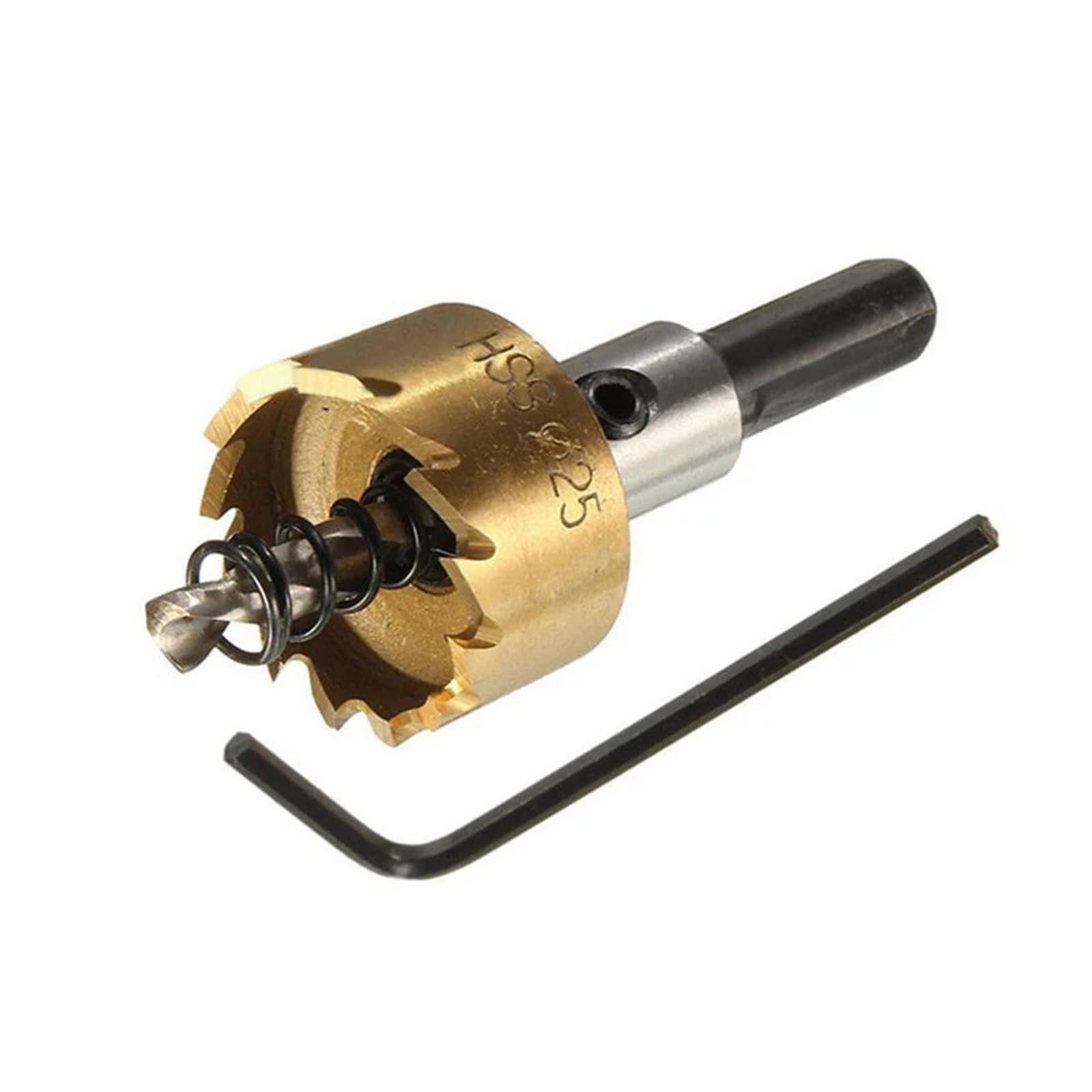 Brocas Hss de 5 uds., juego de 16, 18,5, 20, 25 y 30mm, escariador de agujeros recubierto de titanio, brocas de perforación de chapa de Metal, herramientas de perforación eléctricas de corte