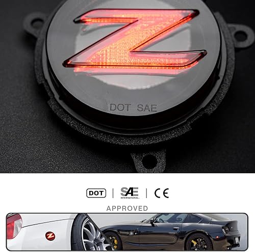 Miniatura 5 de 2 unids Z4 Red LED Luz de marcador lateral trasera para BMW Z4 E85 Roadster 2003-2008, Z4 E86 Coupé 2006 2007 2008 Indicador trasero Luz de señal de