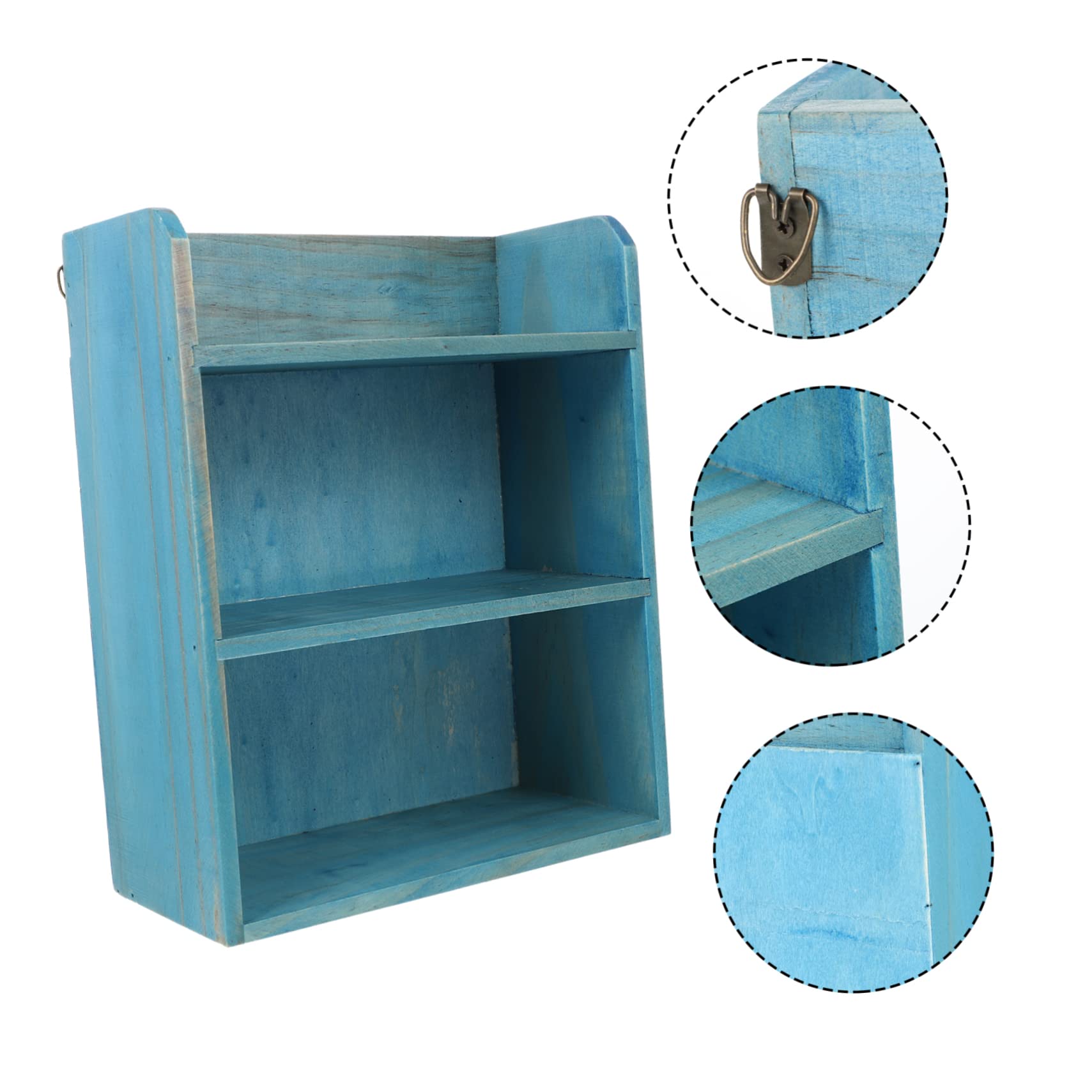 Mini portaoggetti in legno per gioielli e cassettiere da tavolo per mini bambole per scrivania, organizer per trucco, ufficio, soluzione di archiviazione chic