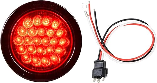 Miniatura 10 de GG Grand General 78244 Luz LED rojatransparente (4" Pearl Ss borde y coleta, lente)