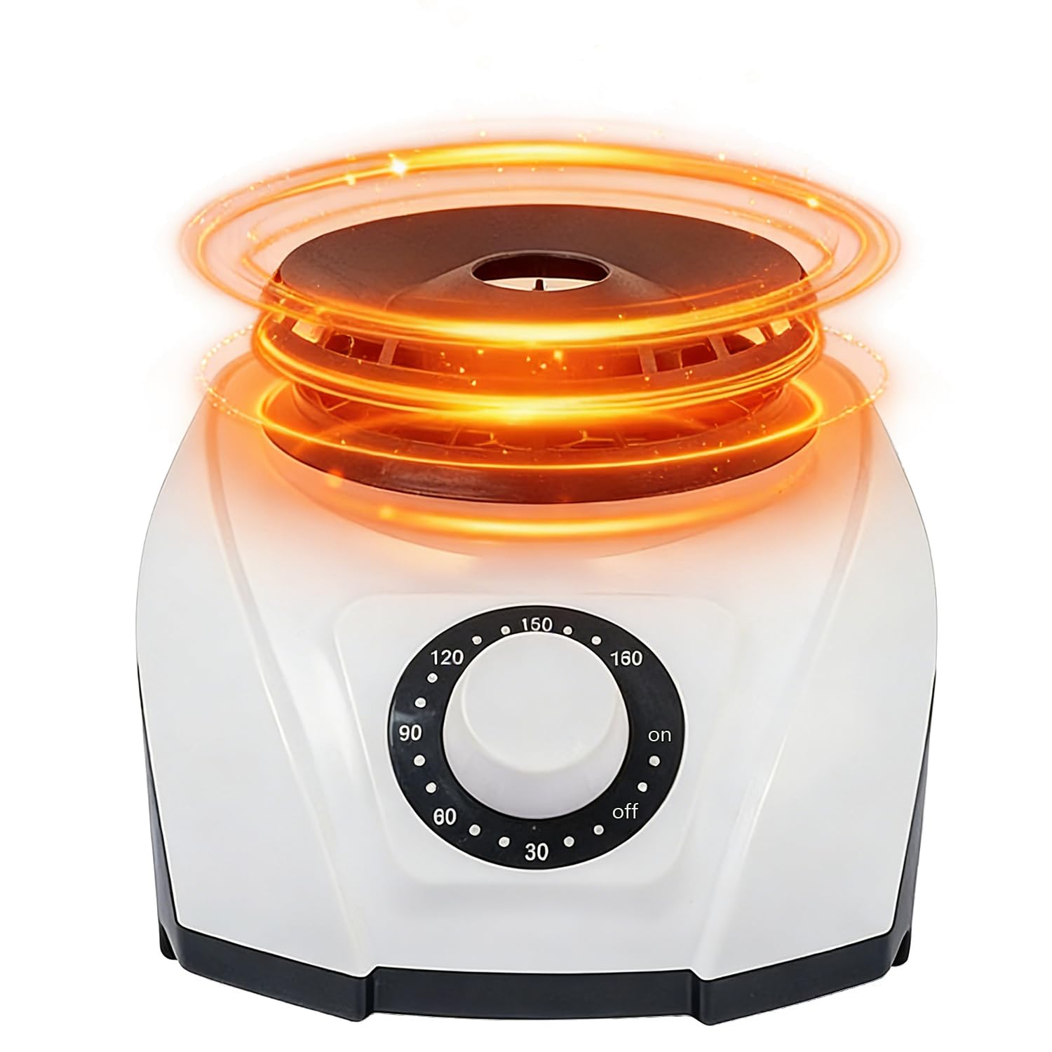 1200W Portable Electric Clothes Dryer Indoor, Heated Clothes Airer Drying Machine with 180 Min Adjustable Timer, 15KG Capacity Indoor Clothes Airer for Household Laundry, Apartments, White