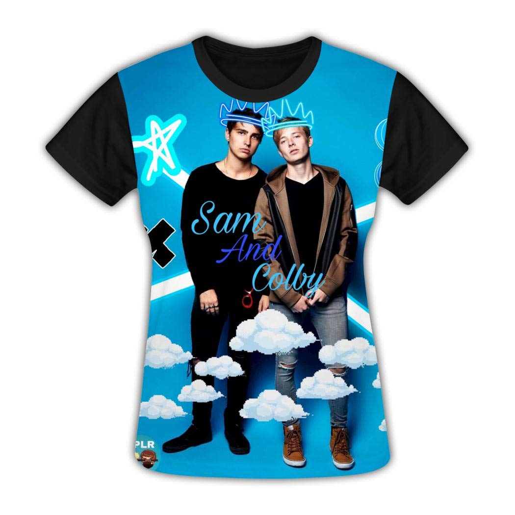 Horror Vloggers Sam Women's T-Shirt Graphic 3D Printed Short Sleeve Fashion Shirt Tops Tees