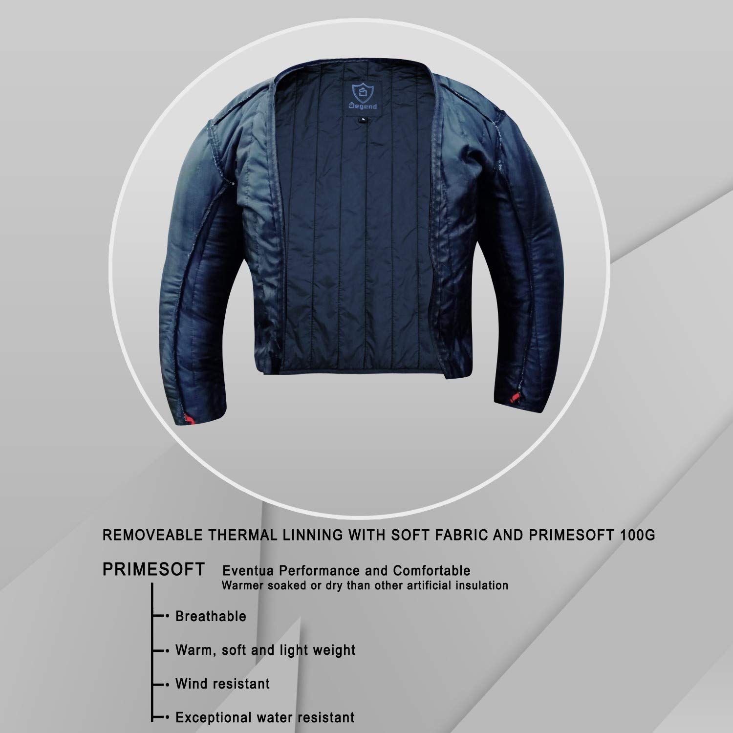 TRAVEL MAN | Motorradjacke Herren mit Protektoren [ Schulter & Ellbogen ] Motorrad Trail Jacke + Herausnehmbares Winterfutter - Homologiert