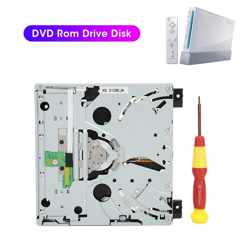 Dpofirs DVD-Rom-Laufwerk, Reparaturteil für Zwei IC-Discs, präzise Einschnitte, Ersatz professioneller Chipsätze für die D2E-Spielekonsole