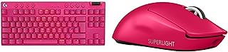 Logitech G [Virtual Bundle] G PRO X SUPERLIGHT 2 LIGHTSPEED Gaming Mouse + G PRO X TKL LIGHTSPEED Gaming Keyboard (UK English Layout - Tactile) - Magenta