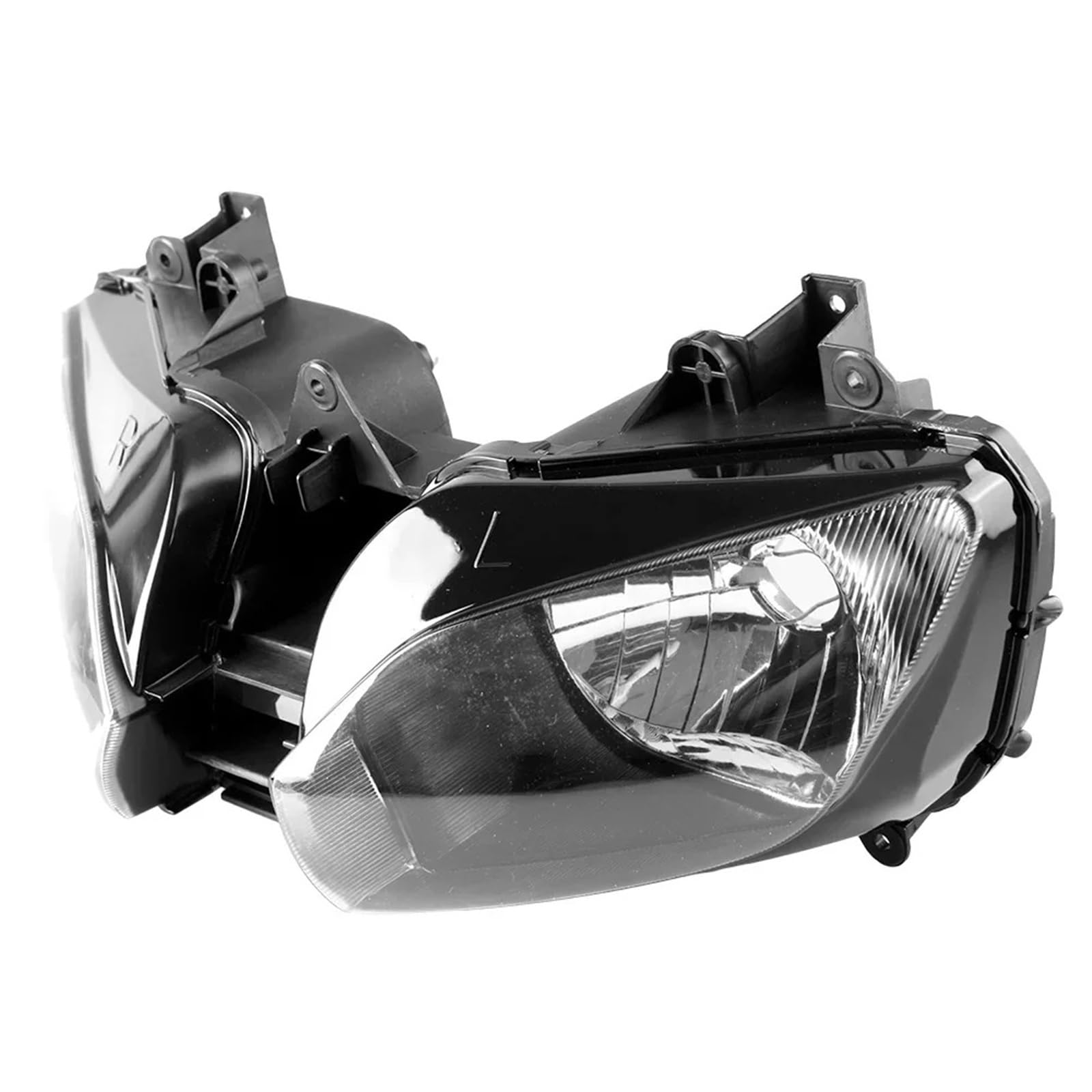 faro moto LED Faro delantero de motocicleta, conjunto de faro delantero para YZF R6, para YZF-R6, 1998, 1999, 2000, 2001, 2002