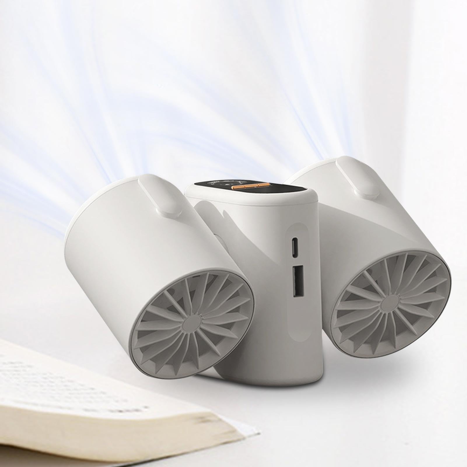 Doppio ventilatore portatile a morsetto, ventilatore portatile a morsetto