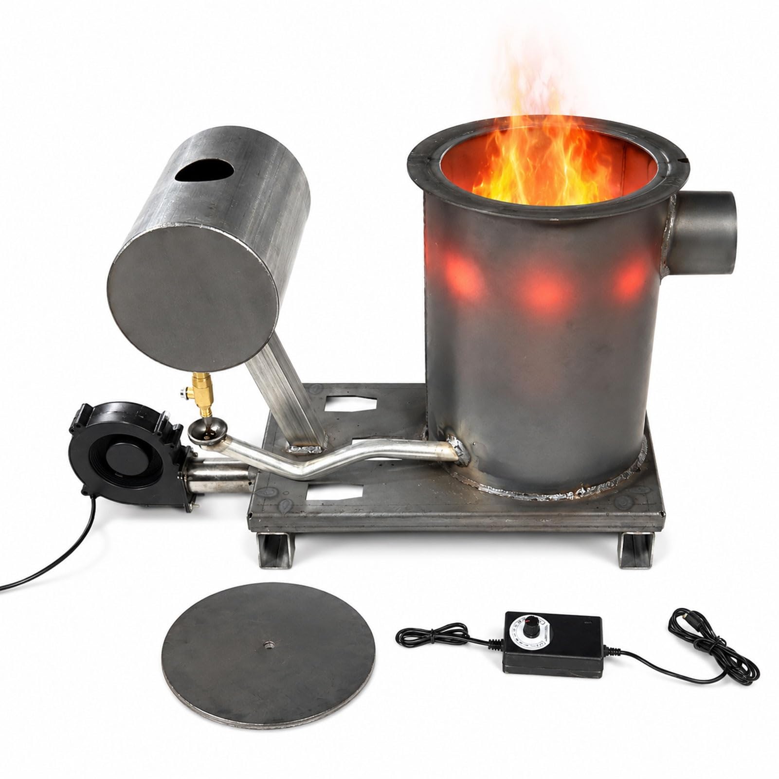 Altöl-Heizofen 35 W mit 10-stufiger Flammenregelung, 55 cm