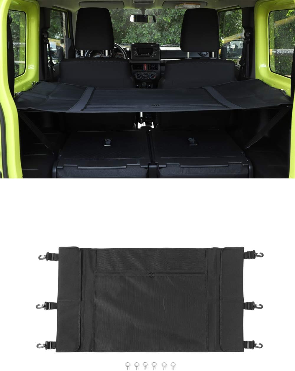 Red de aislamiento para maletero de coche, red de carga para Suzuki Jimny JB64 JB74 2019-2024