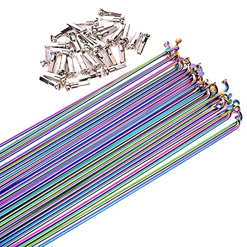 10 Raggi Per Bicicletta In Acciaio Inox – 291 Mm, 14G, Colore Arcobaleno – Adatti Per MTB, Bici Da Strada E City Bike - 5