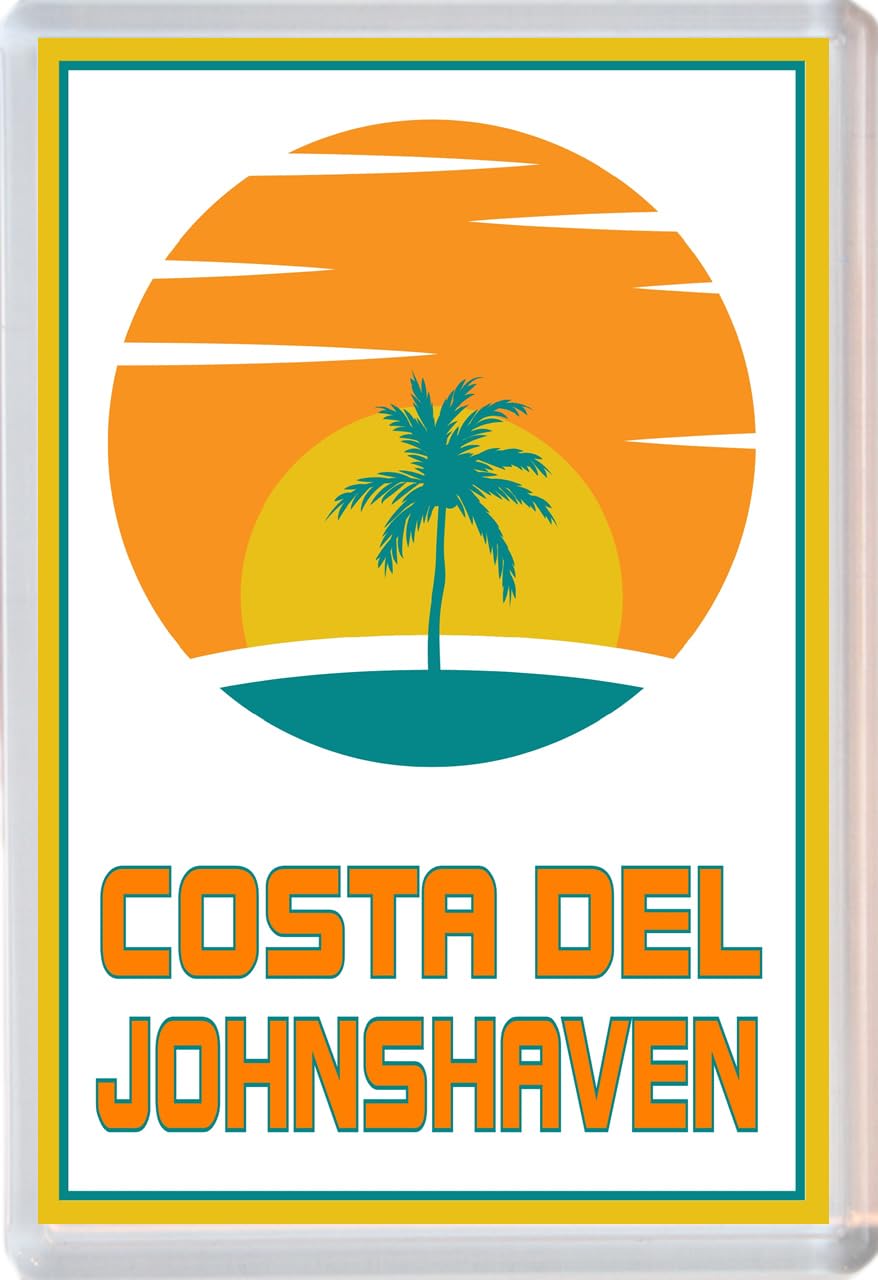 Baked Bean Store Multicolor Costa Del Johnshaven - Jumbo Fridge Magnet 96 X 67Mm