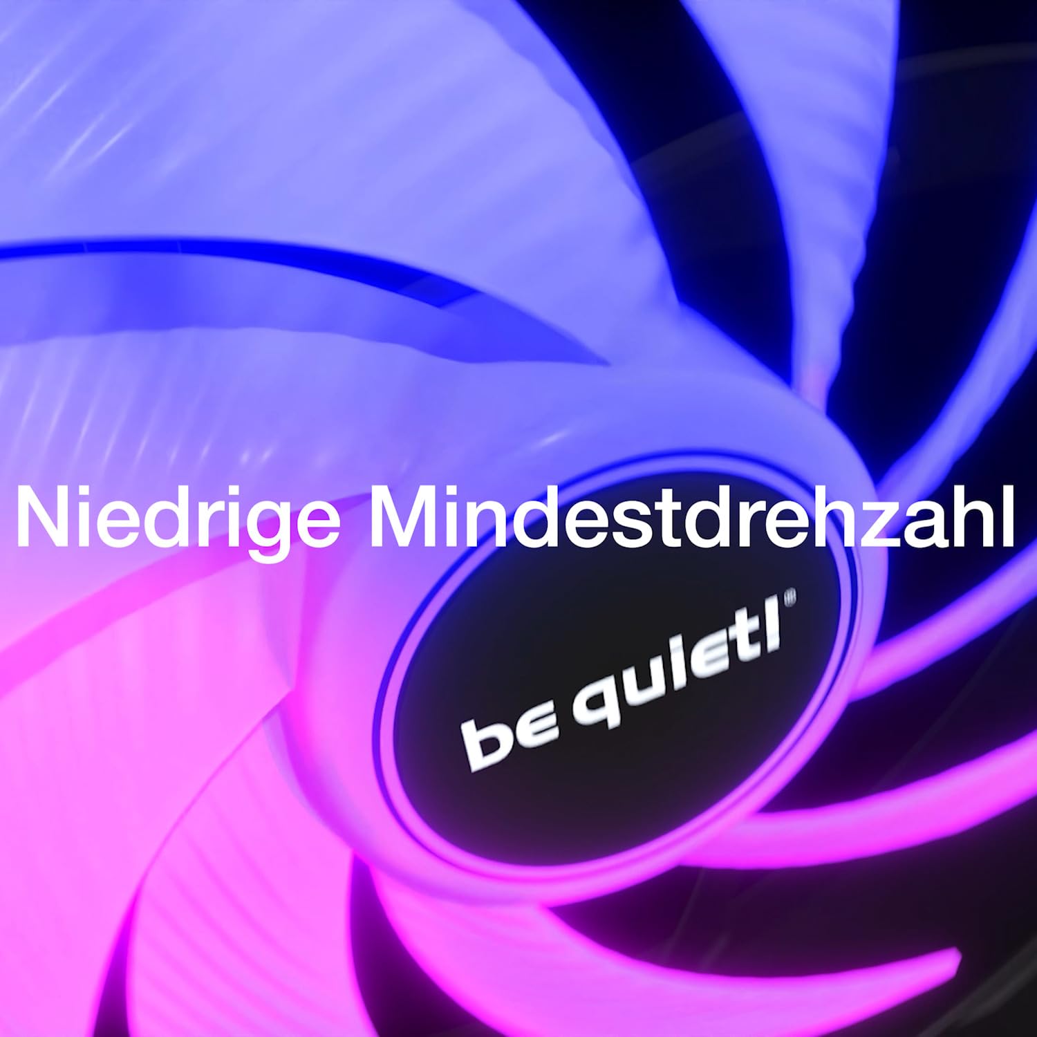 be quiet! Light Wings LX 120mm PWM high-speed Lüfter, Enthält 3 Lüfter, Beleuchteter Hub und mattierte Lüfterblätter, vielzählige Farben und Effekte, ARGB-Kabel mit Möglichkeit zur Reihenschaltung