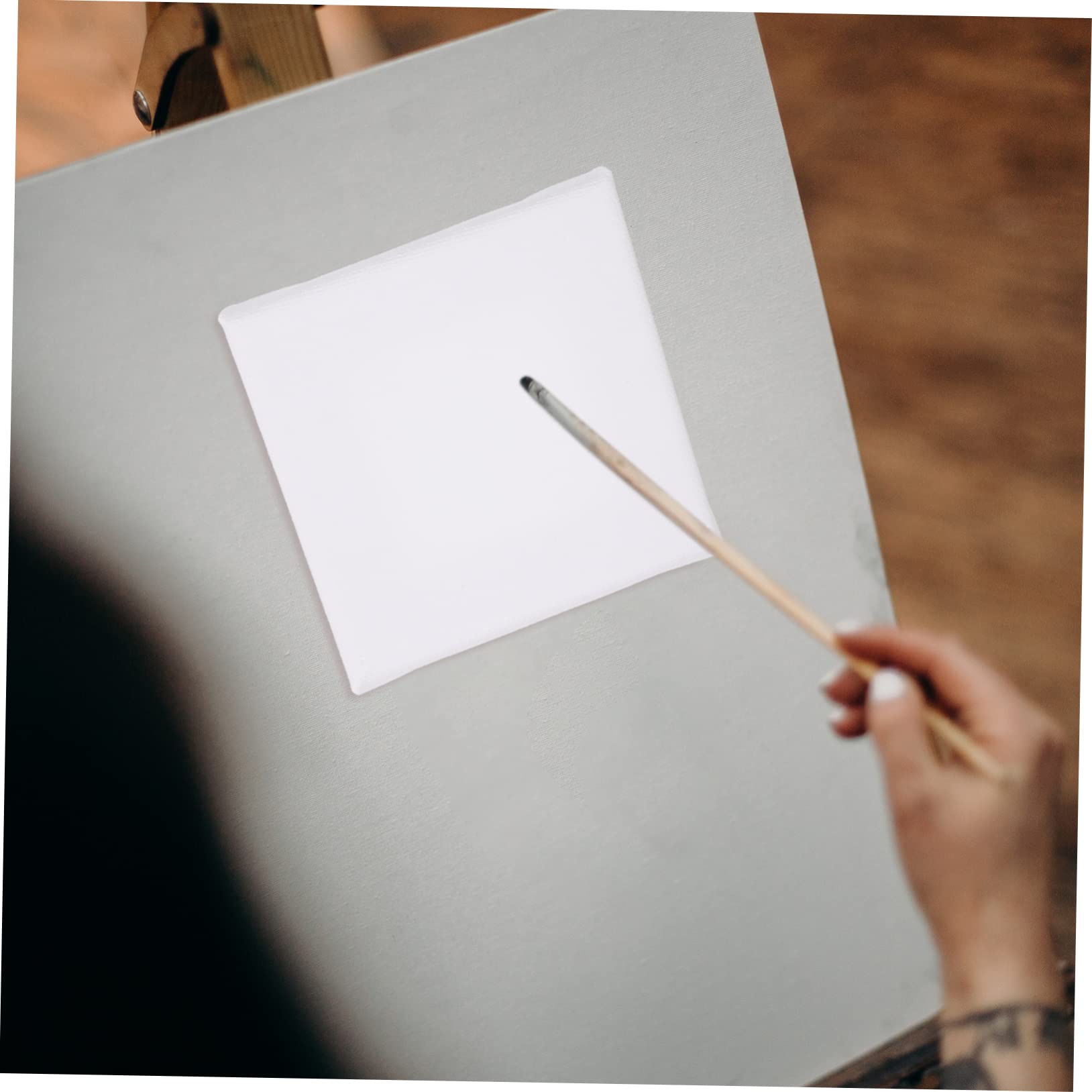 Châssis D’art Mini Carré 12 Pièces pour Peinture à L’huile