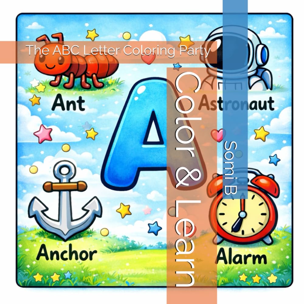 Color & Learn: The ABC Letter Coloring Party