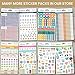 bloom daily planners Monthly Celebrations Planner Stickers for Calendar Decorating, Planning, Scrapbooking - Holiday, Seasonal, & General Events (14 Sheets, 1,100+ Stickers per Pack)