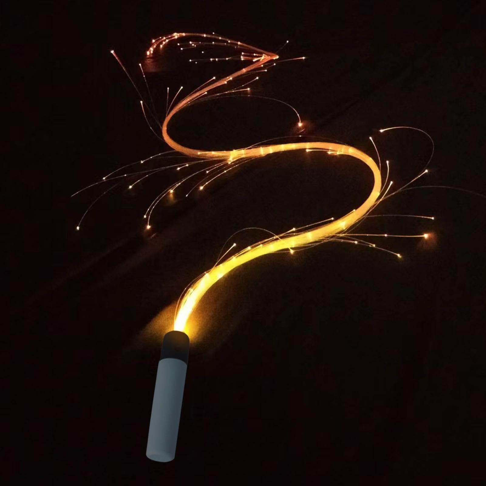 Frustino luminoso per ballare, girevole a 360 gradi, accessorio per danza, 4 modalità di illuminazione variabili, fruste per festival musicali, fruste da ballo per feste di carnevale