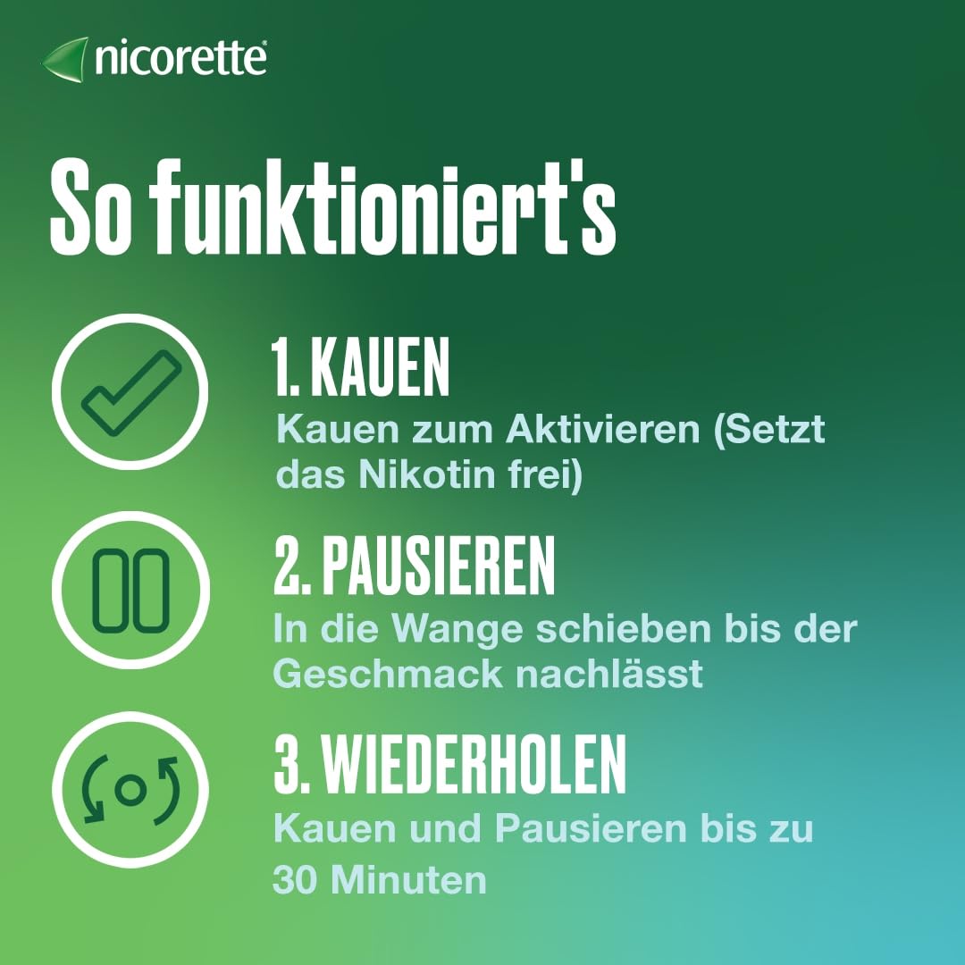 nicorette 2 mg Nikotinkaugummi freshfruit zum Rauchen aufhören – 2x210 St. | nicorette® Kaugummi lindert Entzugssymptome wie Rauchverlangen, innere Unruhe und gesteigerten Appetit
