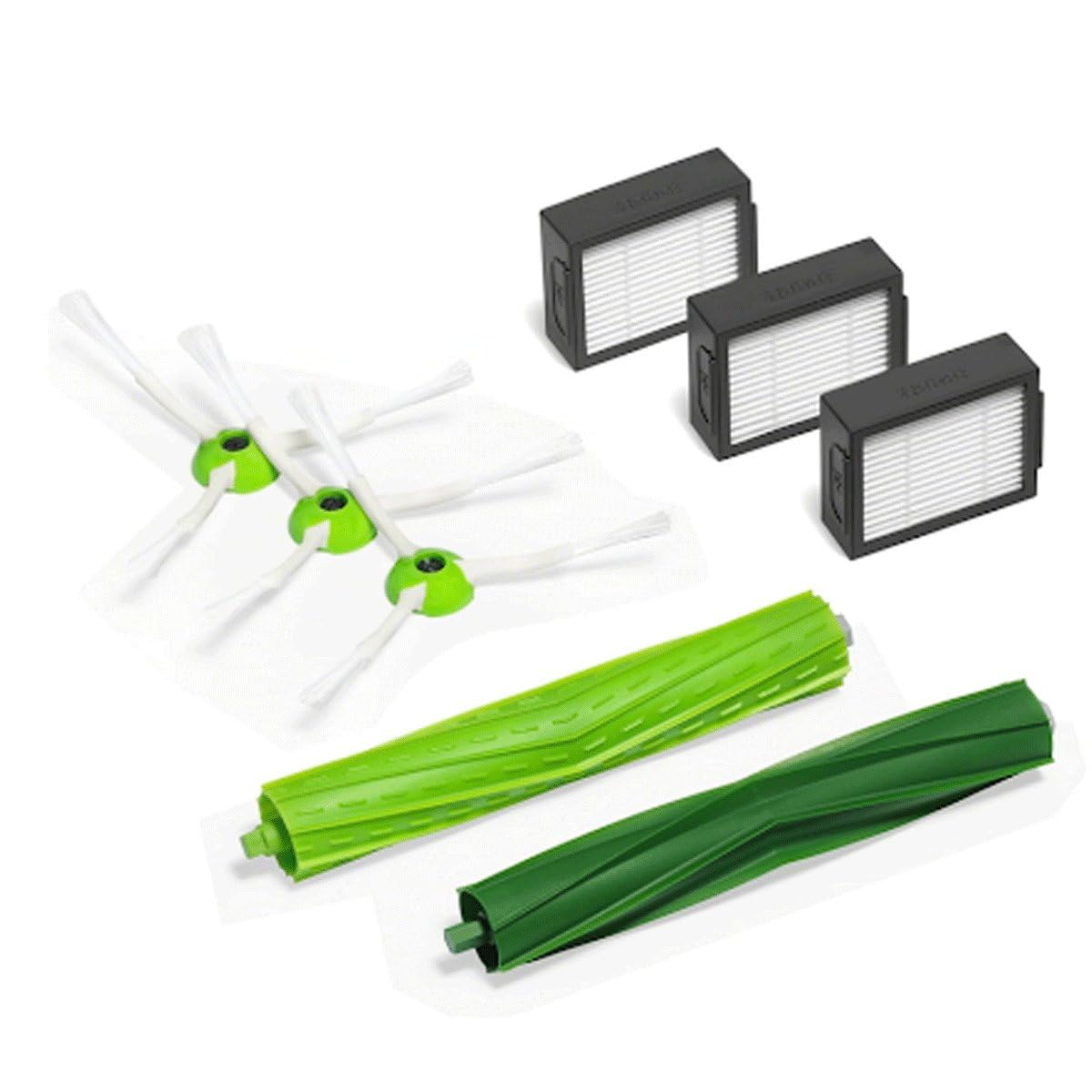 iRobot Originalersatzteil - Wartungskit mit 1 Set Gummibürsten, 3x Eck- und Kantenbürsten und 3x Hochleistungsfilter, für Roomba Combo j5/+, i5/+, i8/+ und Roomba e/i/j-Serien (nicht Combo j7/+, j9+)