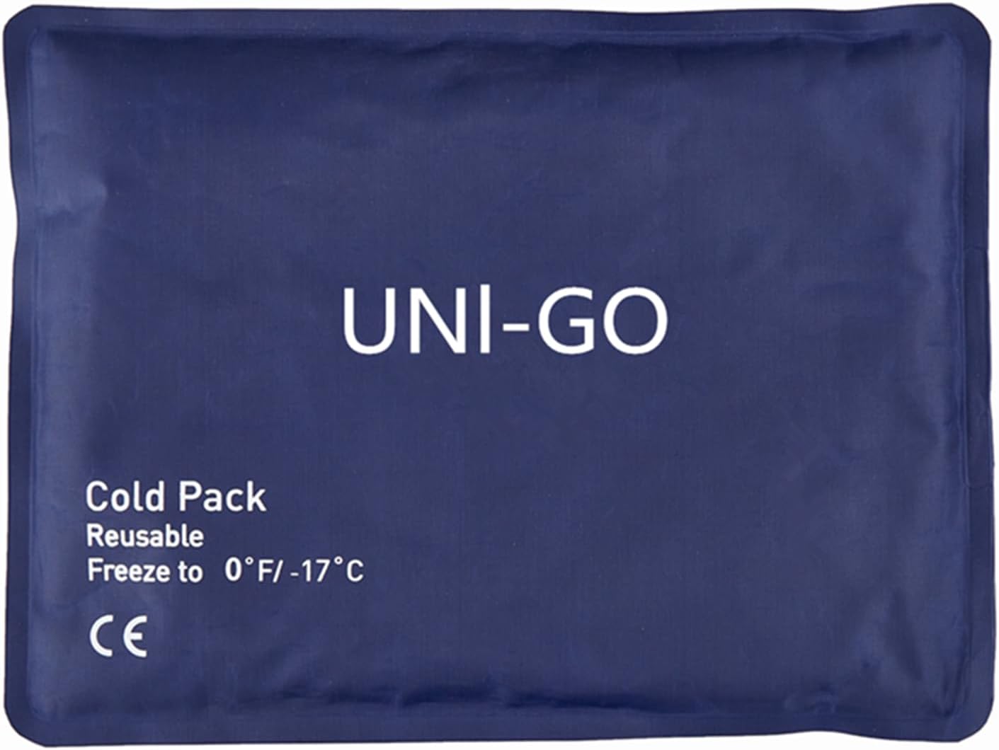 UNI-GO Gel Ice Packs for Injuries Reusable, 10" x 13". Blue-A
