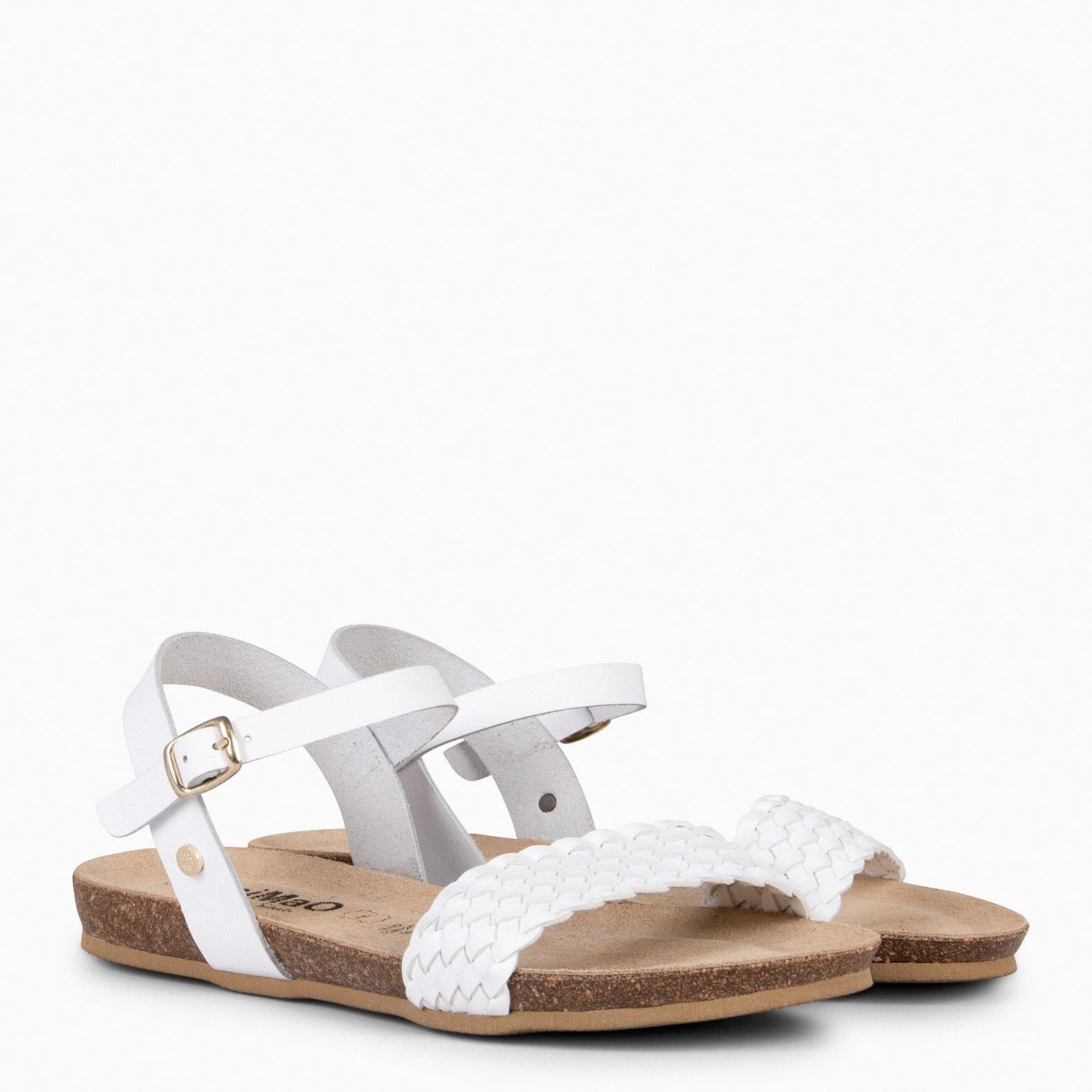 miMaO. Sandalias planas BIO de trenza. Hecho en España