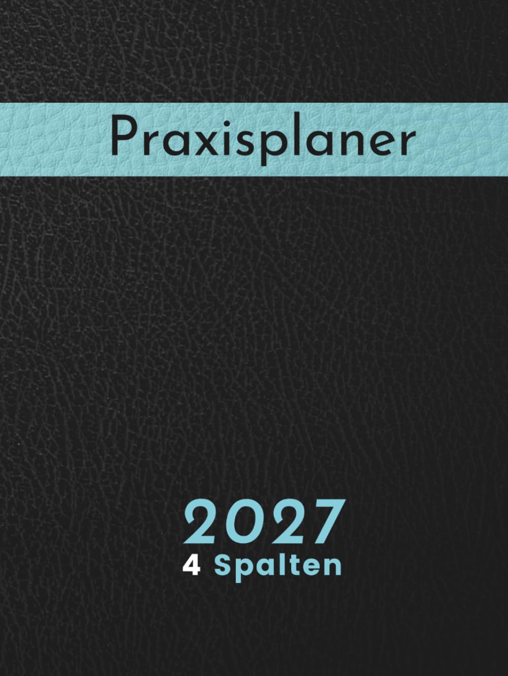 Praxis Terminplaner 2027 4 Spalten: Großer Terminkalender Arztpraxis 1 Tag 1 Seite mit Datum, Uhrzeit mit 15 Minuten Takt, hochwertiger | A4 | Hardcover