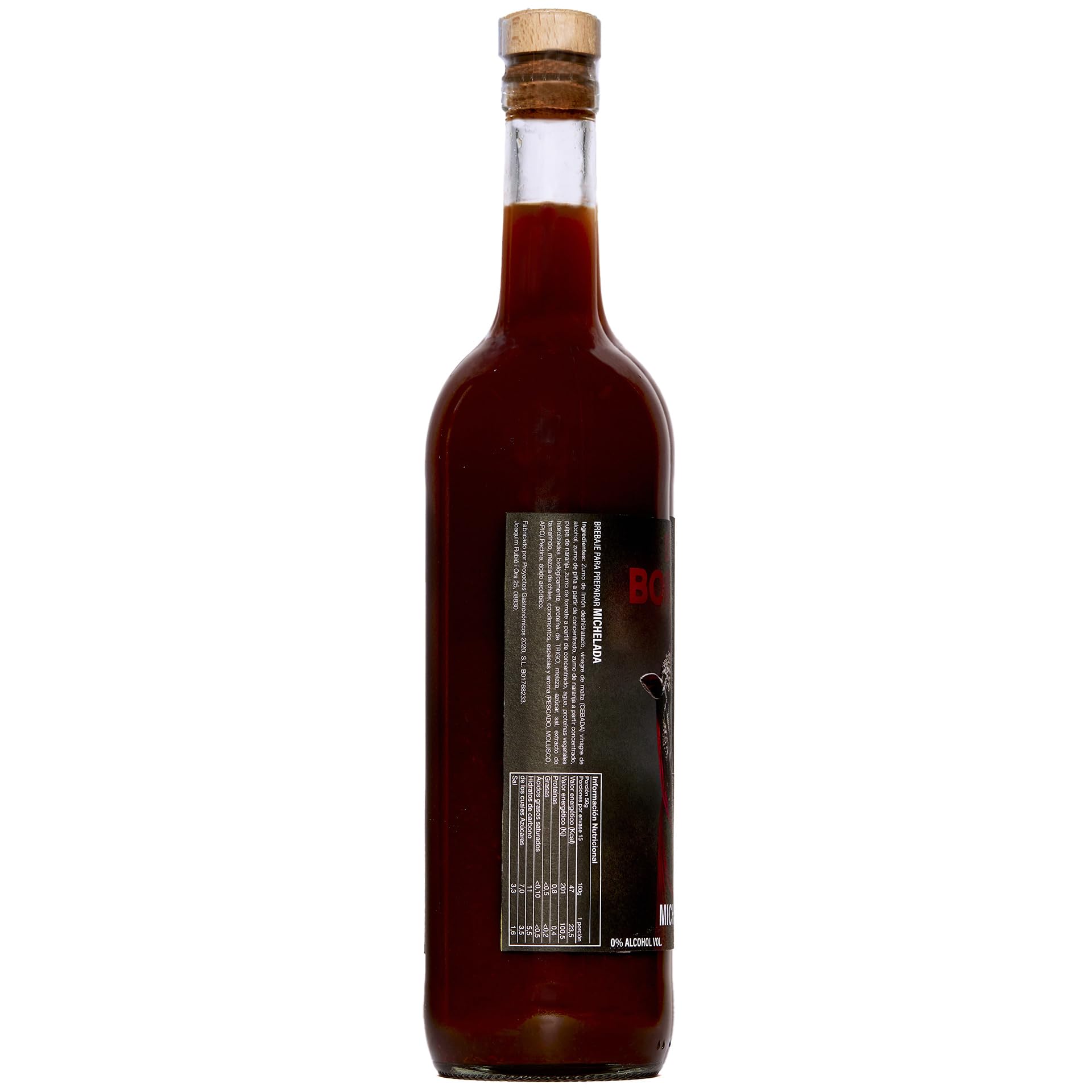Michelada Doña Borrego 750ml Mix Artesanal Listo para Servir Bebida Mexicana 13-15 Raciones