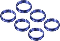 Vista 9 de PATIKIL Anillo de eje de dardo, accesorios de aluminio del anillo O del dardo para los ejes del plástico y de nylon