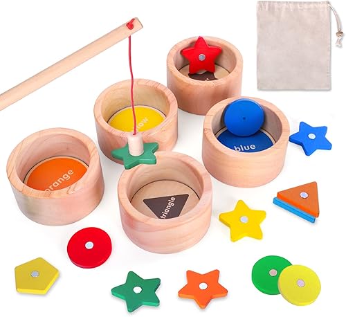Juguetes Montessori para niños de 1 año, juguetes de madera para el desarrollo de formas y rompecabezas a juego, juego de cosecha de zanahorias,