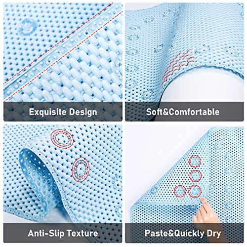 Tappetino da Bagno 91x43cm, Tappetino da Doccia in...