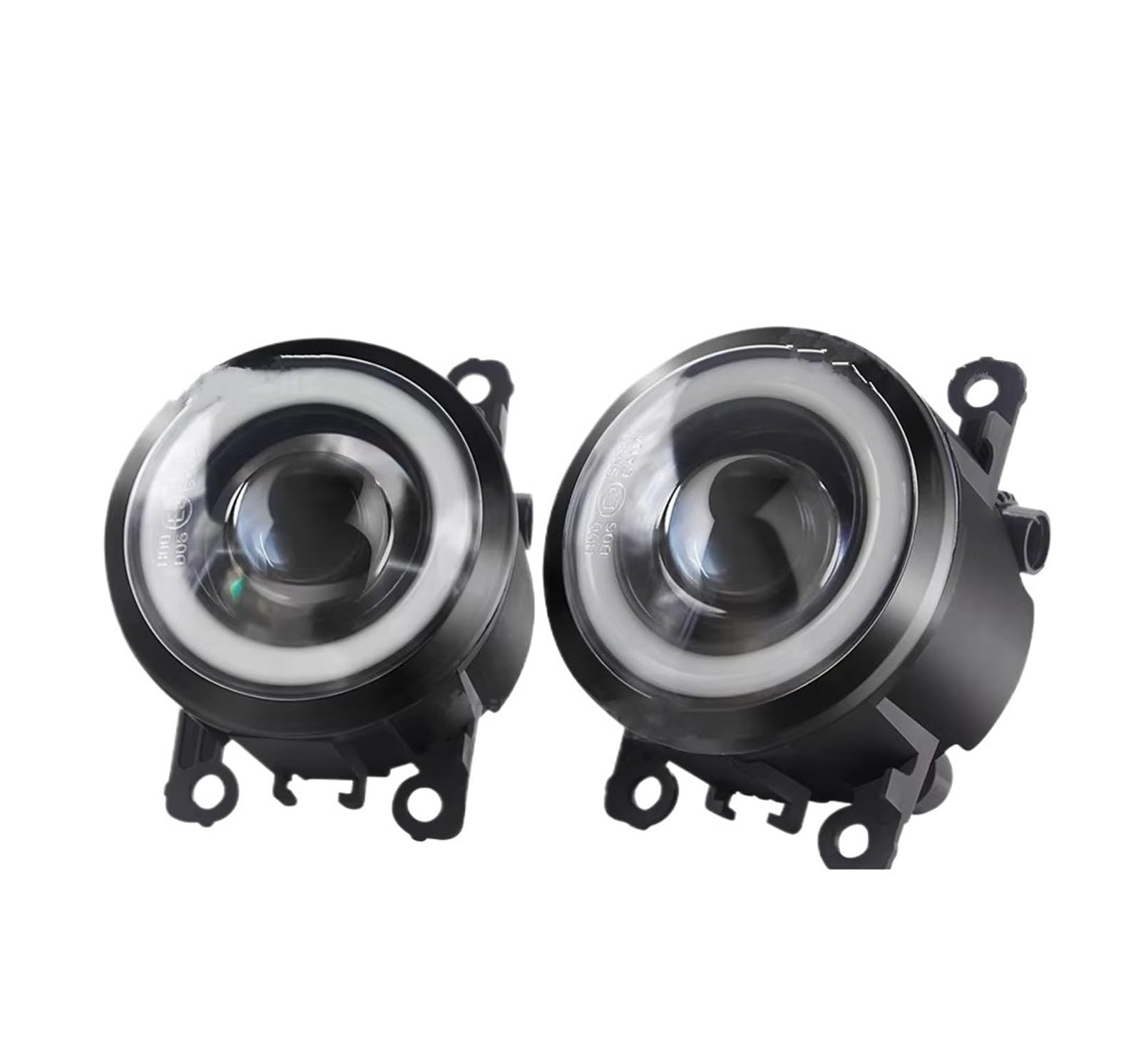 Faro fendinebbia 2 X Angel Eye Per Smart Per Fortwo (W453) 2014-2019 30W H11 LED Anteriore Auto Fendinebbia DRL Luci Marcia Diurna antinebbia(White)