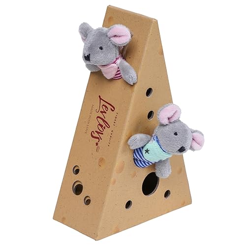 Miniatura 2 de LEVLOVS Ratón en una caja de cerillas y ratones en caja de cerillas Muñeca de lino Muñeca de ratón sueca Juguete Regalo de registro de bebé