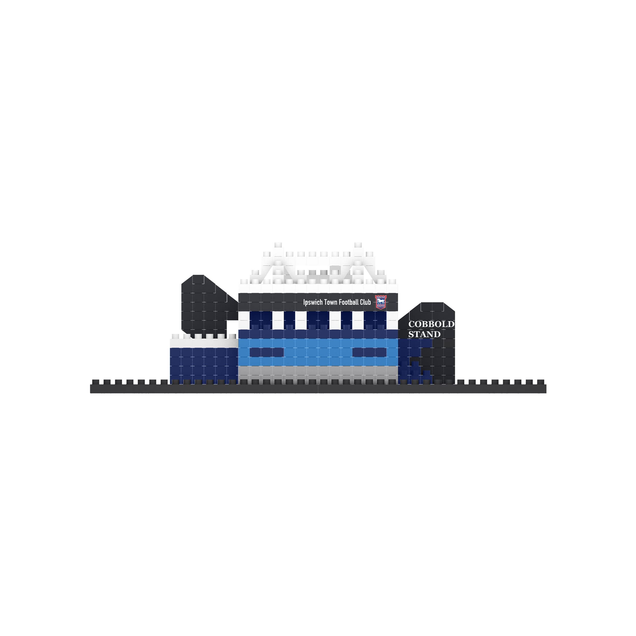 FOCO Officially Licensed Ipswich Town FC Portman Road BRXLZ Mini Stadium 3D Bricks Construction Toy Model - Image 3