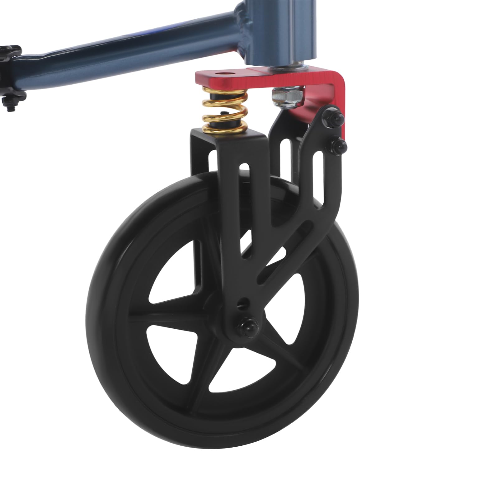 Silla de ruedas plegable de hasta 100kg con ruedas traseras/delanteras de 20/7in,cinturón de seguridad,reposabrazos plegables,ruedas antivuelco,Silla de ruedas de tránsito para personas mayores,viajar