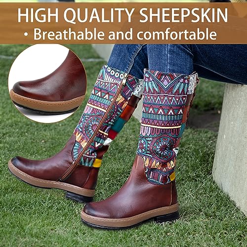 Riutiru Artisan Handmade Women'S Cowboy And Knight Boots thumb #2