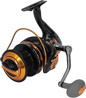 Metal Spinning Reel Heavy Duty Spinning Reel Spinning Spinning Spinning Reel with Large Capacity and Corrosion Resistance for Saltwater