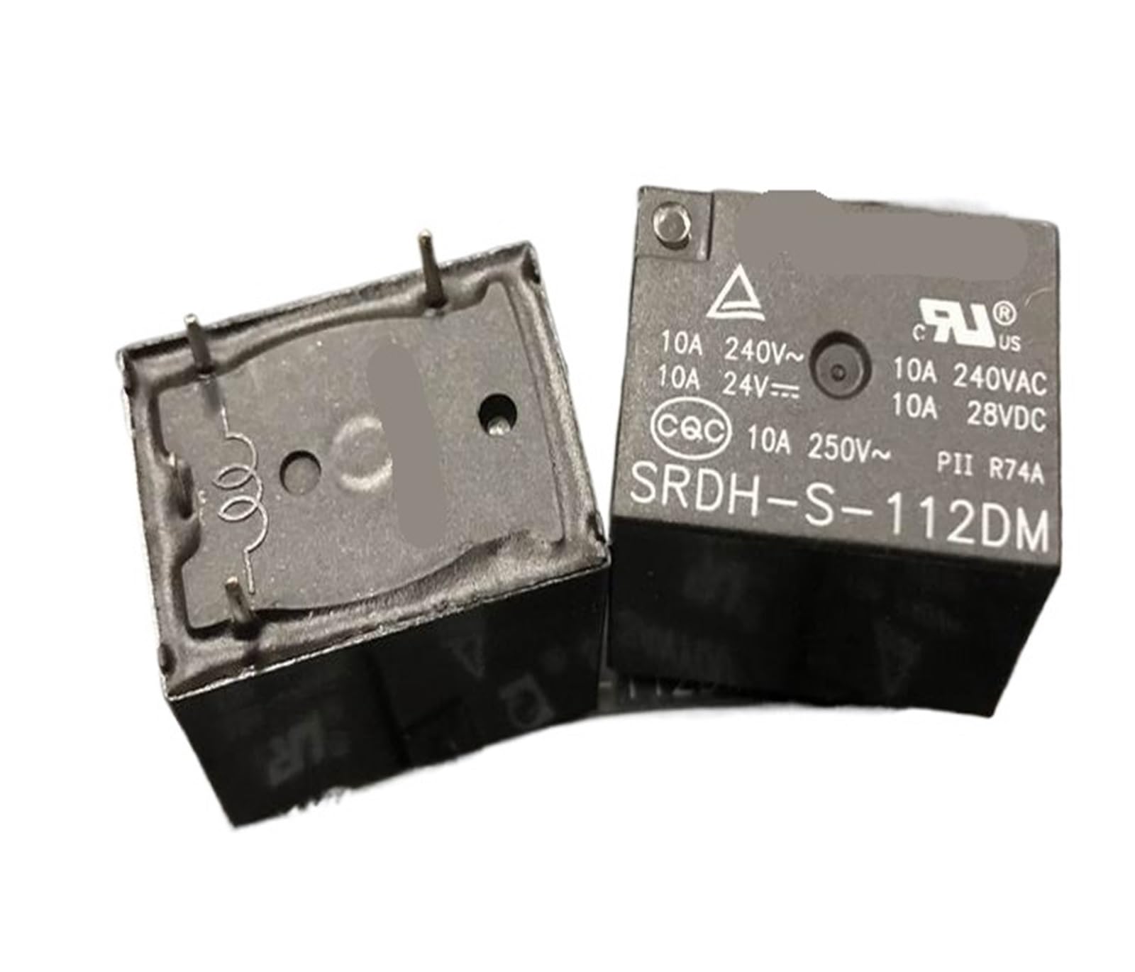 Relé SRDH-S-112DM con alta capacidad de corte 12V 10A y 4 pines