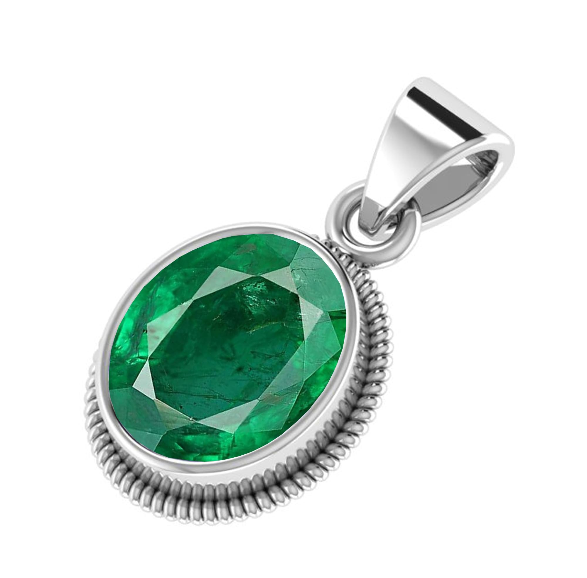 14.25 Carat Natural Emerald Panna Pendant Locket (Astrological Purpose Panna Pendant) for Men and Women-image-48