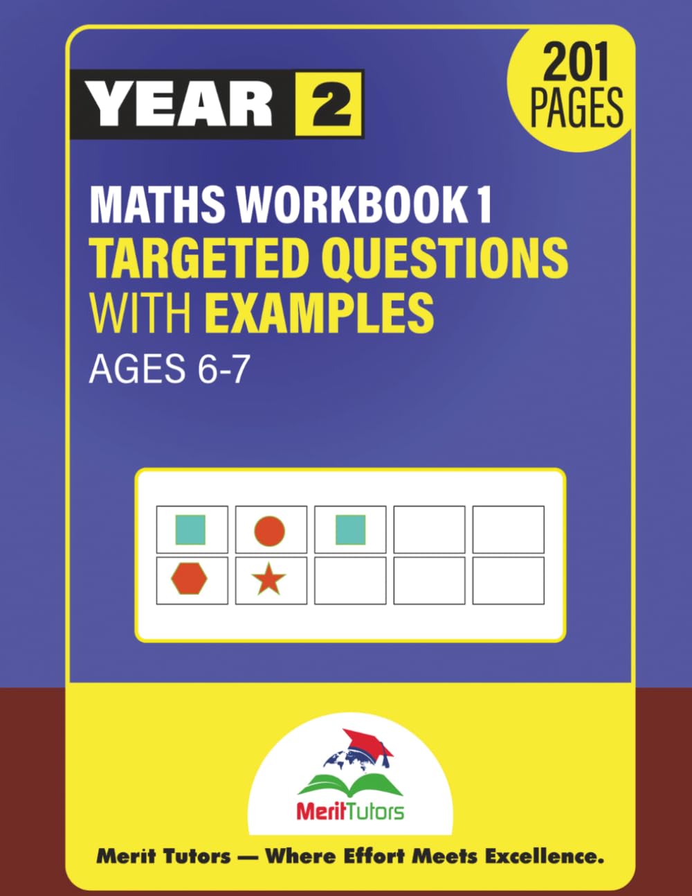 Year 2 Maths Practice Workbook: Targeted KS1 Home Learning (Merit Tutors)