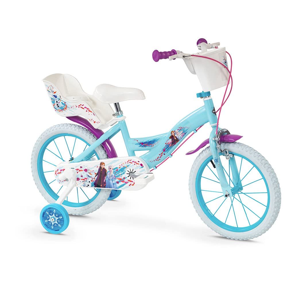 TOIMSA Bicicletta 16" Frozen Huffy 5/8 anni, multicolore, 16694